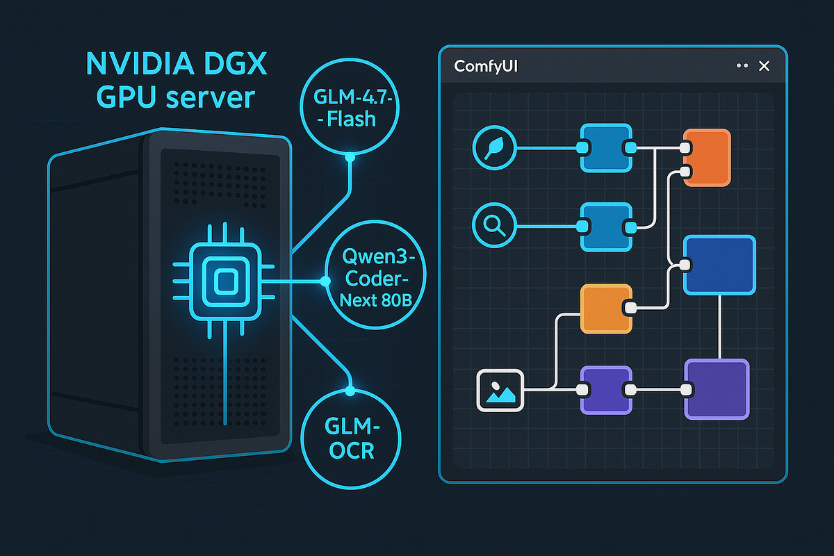 DGX Spark 에 vLLM과 ComfyUI를 Docker Compose로 구성하기