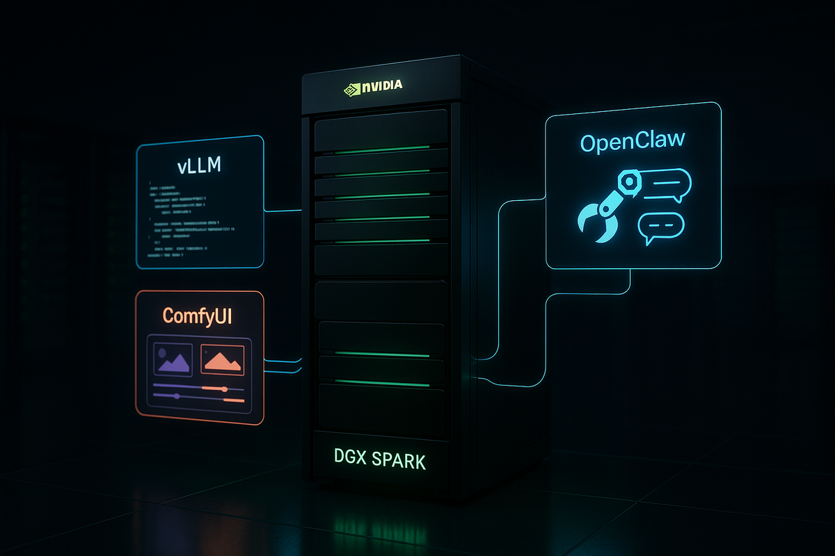NVIDIA DGX Spark에서 OpenClaw, vLLM, ComfyUI를 실행하는 가이드