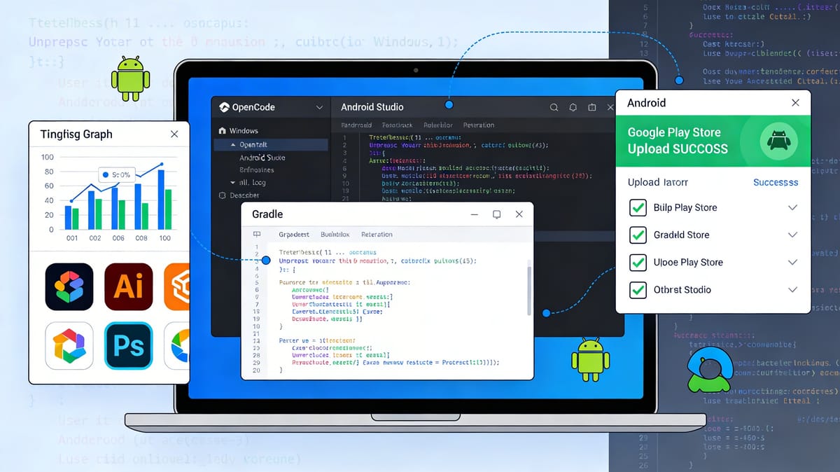Windows 11에서 Android 앱 개발부터 Google Play Store 배포까지의 완전 자동화 가이드