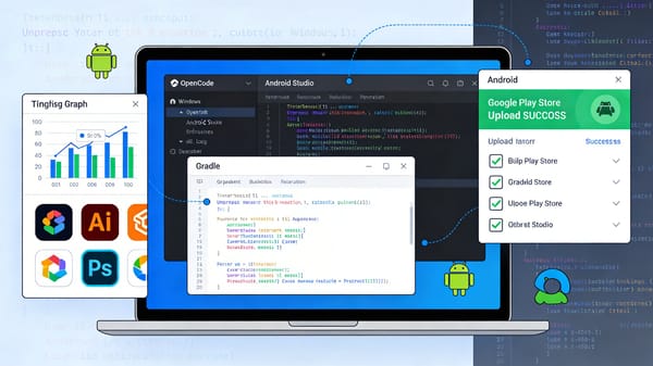Windows 11에서 Android 앱 개발부터 Google Play Store 배포까지의 완전 자동화 가이드